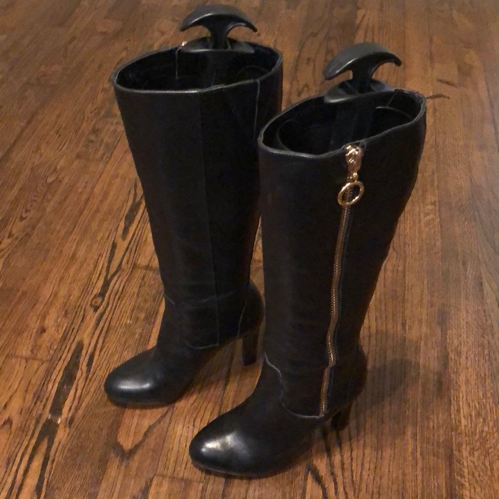INC International Concepts black long boots 5 -$25